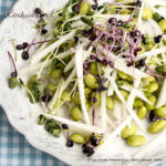 Kochen in der Heimbürokantine :: Edamame-Salat mit Miso-Dressing